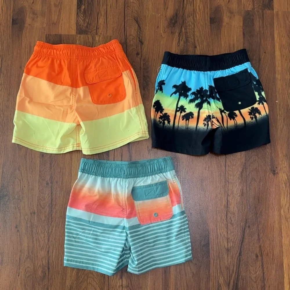 Wonder Nation  kid’s Swim Shorts Bundle 3 Pieces